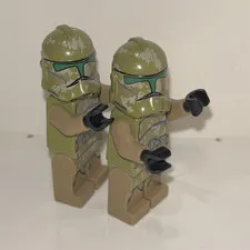 Official LEGO Minifigure Lot of 2 Kashyyyk Troopers - Used, Great Condition