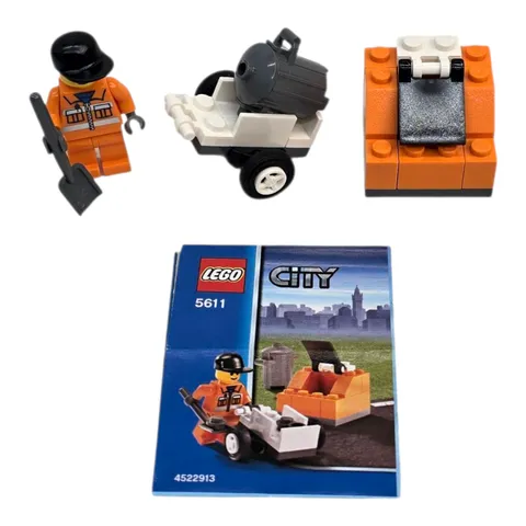 LEGO City #5611 Public Works 100% Complete w/ Instruction & Minifigures