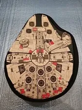 Lego Millenium Falcon Zipper Storage Bag Mini Fig Carrying Case Medium 10" long