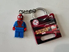 LEGO Marvel Super Heroes Spider-Man Minifigure Key Chain Key Ring 850507 New 