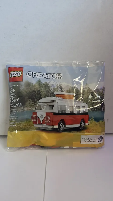 LEGO CREATOR 40079 Mini VW T1 Camper Van Polybag. New. Sealed.