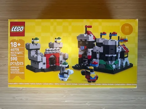 LEGO 40775 Mini Knight's Castle 590pc NEW SEALED + 40593 Bonus Set