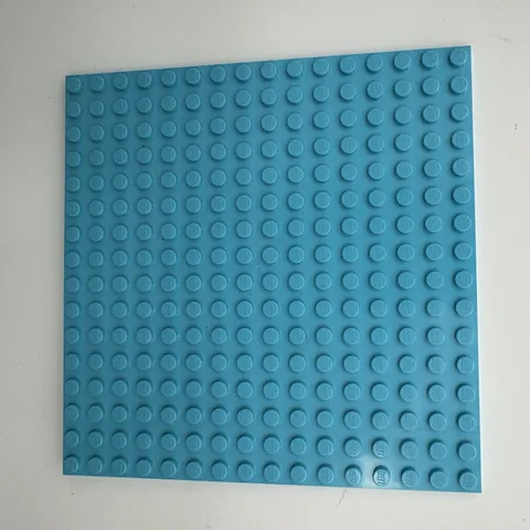 LEGO Medium Azure Baseplate 16x16 Studs Light Blue Building Plate Part 91405