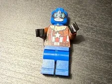Lego Pilot Captain America sh0374 h498 Minifigure CMF Marvel Super Heroes