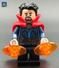 Lego Super Heroes Doctor Strange Brooch Rubber Cape Minifigure sh0802 NEW