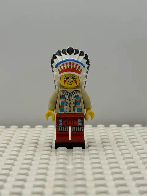 Indian Chief 1 -ww017 LEGOMinifigure Western Indians 6746