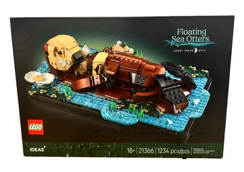 Lego Ideas #074 Floating Sea Otter Building Set - 21366 - NEW IN BOX!