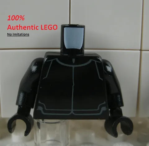 LEGO NEW Black First Order Crew Member Torso (1x) 6125683 Minifigure Part 76382