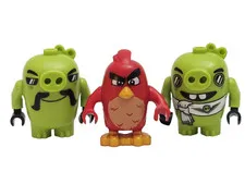 LEGO Angry Birds Red Bird Pilot Pig Biker Pig Minifigure Figure Lot Genuine