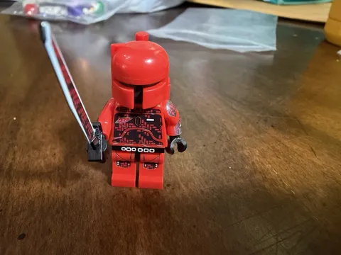 Custom UV Printed on LEGO Authentic parts BrickRed BrickDew Boba