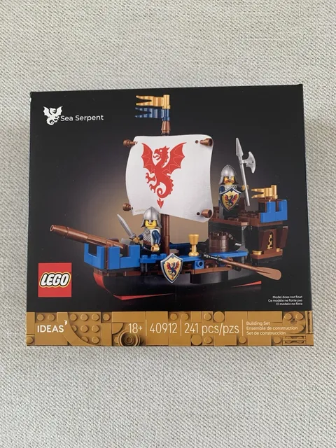 LEGO 40912 Sea Serpent Viking GWP New Sealed Ships Free