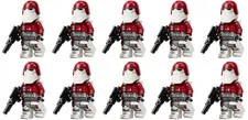 LEGO Star Wars Galactic Marine Clone Trooper Minifigure LOT of 10 75413 Tank NEW