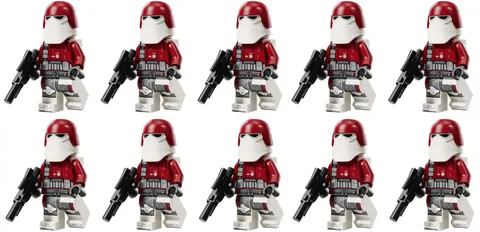 LEGO Star Wars Galactic Marine Clone Trooper Minifigure LOT of 10 75413 Tank NEW