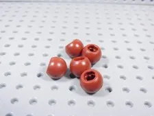 LEGO Lot of 5 Dark Red Technic Ball Joints AZ