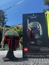 LEGO Star Wars Boba Fett Helmet 75277 100% complete box + instructions