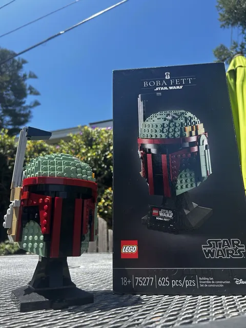LEGO Star Wars Boba Fett Helmet 75277 100% complete box + instructions