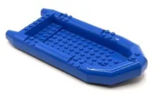 LEGO Blue Boat, Rubber Raft, Large inv.643