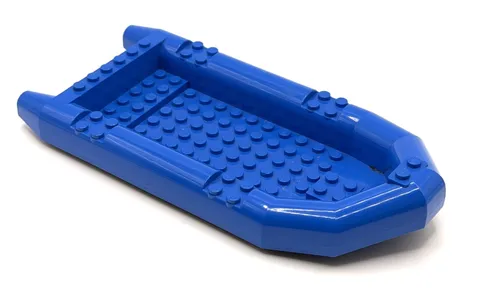 LEGO Blue Boat, Rubber Raft, Large inv.643