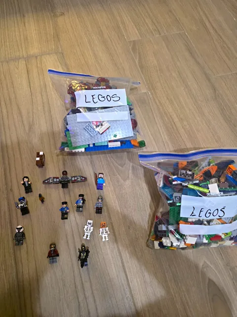 LEGO Minecraft Bulk Lot Mixed Bricks Plates Pieces & Minifigures Polybag