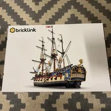 LEGO BrickLink Series 7 Privateer Frigate Fortuna 910059 Building Set IN HAND