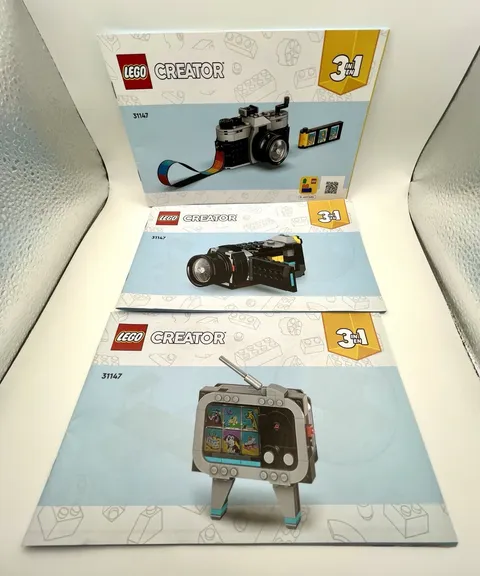 LEGO Manual Only Creater 31147 3 in 1 TV Camera Video Paper Instructions