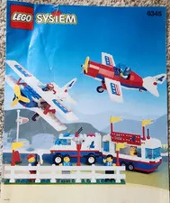 LEGO System Airport Air Show 6345 Illustrated Manual Booklet EN 1993