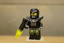 2013 Lego Toy Collectible Minifigure COL11-4 Evil Mech Trans Neon Green Accents