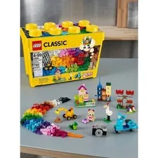 LEGO 10698 Classic Large Creative Brick Box, Assorted Pieces, Gift 4+
