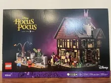 LEGO. Ideas. Disney Hocus Pocus: The Sanderson Sisters’ Cottage (21341). New.