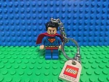 Lego Superman Key Chain Minifigure DC Super Heroes 853430 CMF Lot Rare Retired 