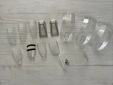 LEGO LOT 13 PCS TRANS CLEAR COCKPIT WINDSCREEN WINDSHIELD BUILDING PIECES