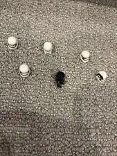Lego Star Wars First Order Helmet Lot As Shown In Pictures