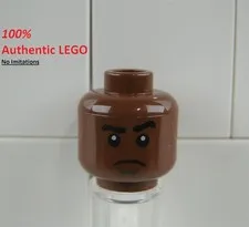 LEGO NEW Reddish Brown Minifigure Head (1x) 6126163 Minifigure Part 23910