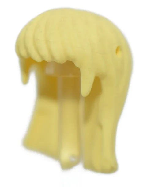 LEGO Bright Light Yellow Minifigure Hair Long Straight blonde doll 92255 6096141