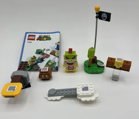 LEGO Super Mario Starter Course 71360 Interactive Lot Incomplete (Free Shipping)