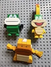Lego Super Mario Bros Lemmy Sumo Bro Spike Minifigures MOC Substituted Parts 3pc