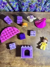 LEGO DUPLO Disney Princess Belle’s Tea Party Bulk Lot w/ Belle Lumière 2+ incomp