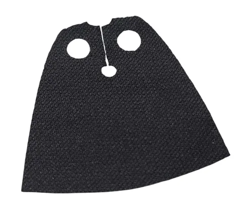 LEGO Black Cloth Cape for Minifigures - Spongy Stretchable Fabric NEW 19888