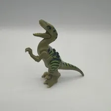 Lego Dino Raptor Velociraptor Green  #5884 Mini Fig Figure Jurassic World 3"