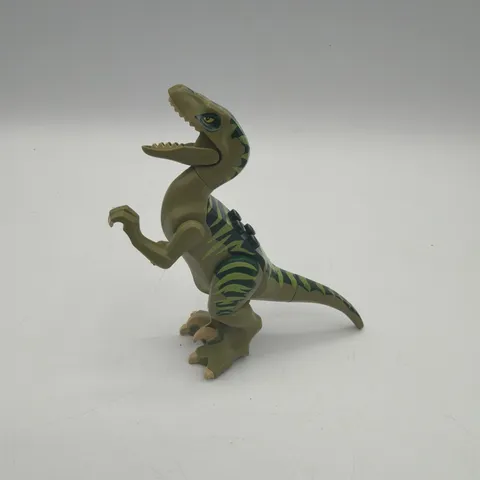 Lego Dino Raptor Velociraptor Green  #5884 Mini Fig Figure Jurassic World 3"