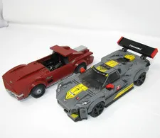 76903 LEGO Speed Champions Chevrolet Corvette C8.R and 1968 Corvette -Incomplete