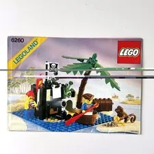 Lego 6260 Shipwreck Island Instructions Only