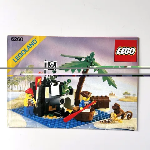 Lego 6260 Shipwreck Island Instructions Only