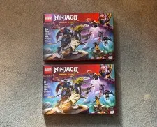 LEGO 71843 2X Ninjago Dragons Rising Rogue’s Mech Dragon Rider Brand New Sealed