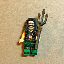 Lego-like DC Comics AQUAMAN - Minifigure Custom / Jason Mamoa DCEU
