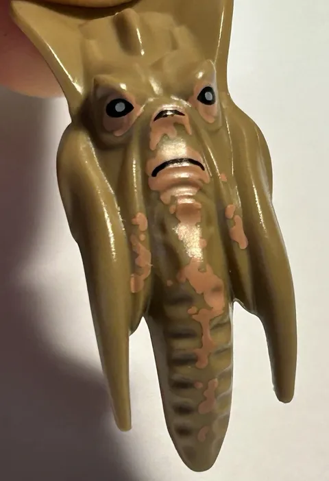 LEGO Star Wars Episode 2 Poggle The Lesser - Head Only Excellent Condition