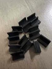 LEGO 4865 Black Panel 1 x 2 x 1 - 15 Pieces