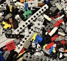 TECHNIC Mix Lego Lot By Color  1/2 LB Pound 200 Pieces Sorted Bulk SAVE!