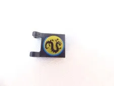 Lego 2x2 stud count Flag with Chinese Dragon Emblem 2335px1