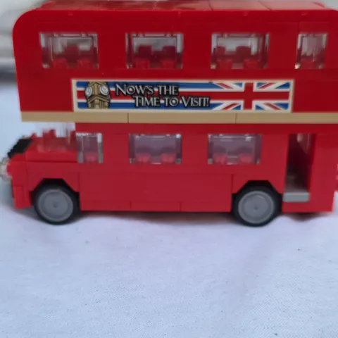 LEGO London Bus 40220 Red Double Decker Vehicle, Custom Printed